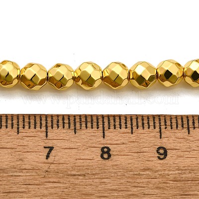 Гальванические нити из синтетических немагнитных гематитовых бусин G-L613-C01-02-1