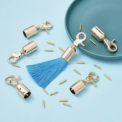 合金回転式ナスカン スイベルスナップフック 鉄ネジ釘付き ライトゴールド 53x24x16mm 穴：13mmの通販 -  PandaHall（パンダホール）
