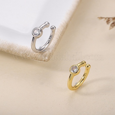 Антикоррозийные 925 серьги-манжеты из стерлингового серебра JE1062B-1