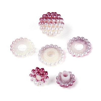 Имитация жемчуга акриловые&nbsp;OACR-T004-15mm-09-1