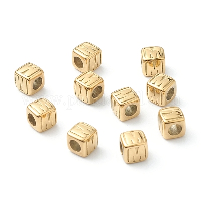 Европейские бусины из нержавеющей стали 304 STAS-H145-01M-G-1