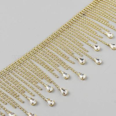 Латунь горный хрусталь чашка цепи OCOR-WH0816-023A-1