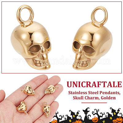 6 шт. ретро-подвески из нержавеющей стали 304 STAS-UN0060-20G-1