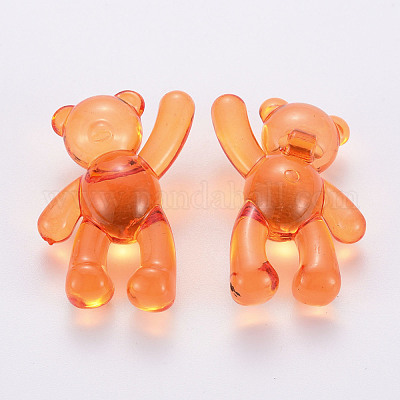 Прозрачные акриловые бусины&nbsp;MACR-S373-01B-921-1