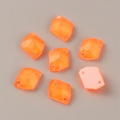 36 шт. подвески из флуоресцентного стекла GLAA-WH0035-13E-1