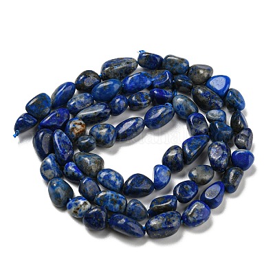 Natürlicher Lapislazuli Perlenstränge&nbsp;G-P497-01A-14-1