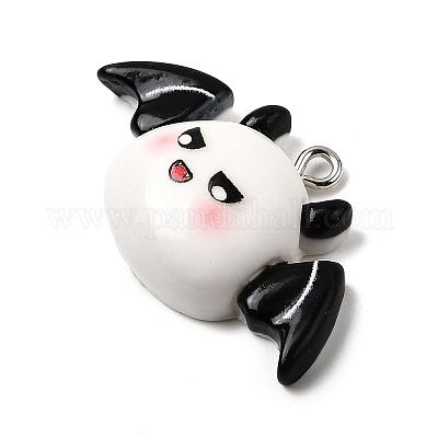 Подвески из непрозрачной смолы на хэллоуин CRES-D314-01P-07-1