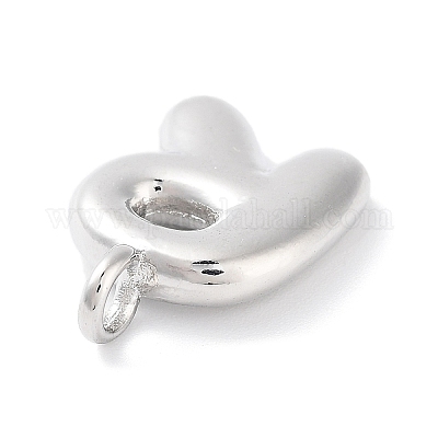 Подвески из латуни с покрытием стойки с буквами-шариками KK-C050-01P-R-1