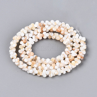 Нити бусин из натуральных пресноводных ракушек&nbsp;SHEL-N038-29A-1