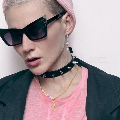 8 шт. 2 цвета латунные подвески с микропаве и кубическим цирконием KK-FH0007-90-1