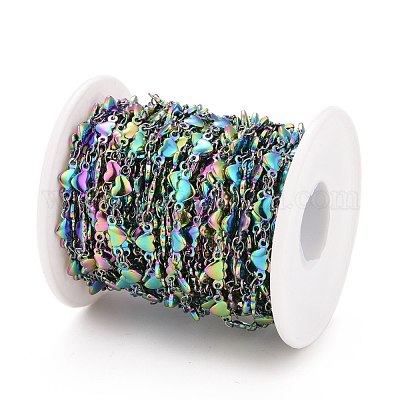 Цепи из нержавеющей стали 304 в форме сердца STAS-D233-18M-1