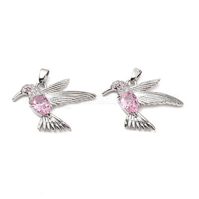 Латунные микро проложить кубического циркония подвески KK-G533-06P-02-1