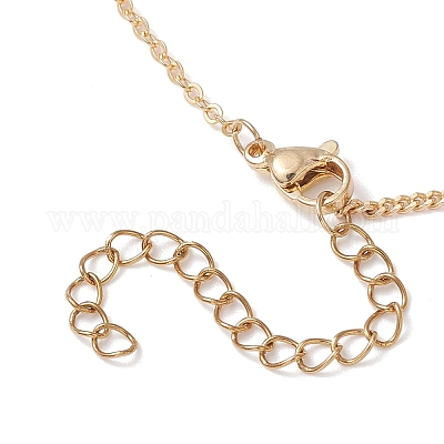 Женские ожерелья-цепочки панцирного плетения из латунного кабеля толщиной 1.5 мм NJEW-JN05555-02-1