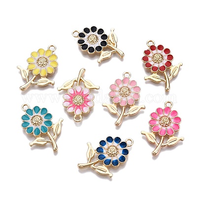 Подвески из эмали и сплава&nbsp;X-ENAM-F143-01-G-1