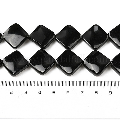 Натуральный черный камень бисер нитей G-L239-18-1