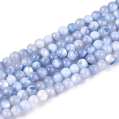 Нити бусин из окрашенных натуральных ракушек трохид/трохус SSHEL-T017-13M-1