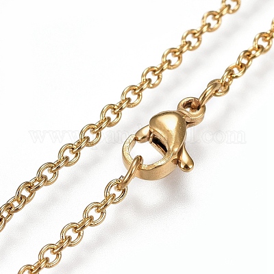 Ожерелья с подвесками из нержавеющей стали 304 NJEW-I108-12G-1