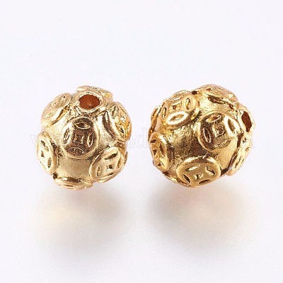 Латунные бусины KK-F735-05G-1