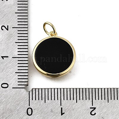 Латунные микро проложить кубического циркония подвески KK-S523-11G-1