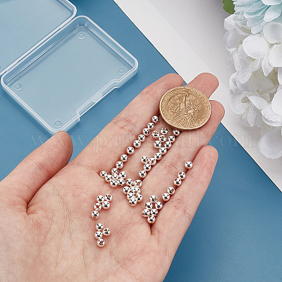 60шт 925 бусины из стерлингового серебра STER-PH0001-59-1