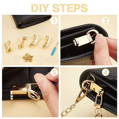 5 комплект застежек из сплава PURS-WR0001-08-1