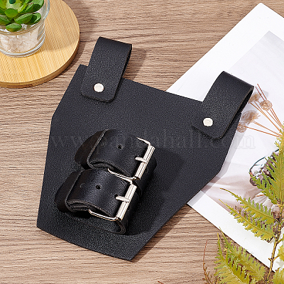 Крышка лезвия кинжала из искусственной кожи AJEW-WH0291-21B-1