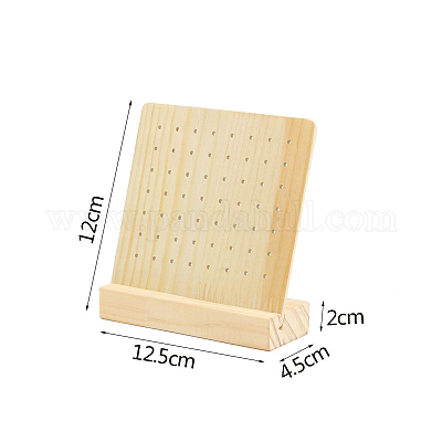 Деревянный дисплей серьги стенды CON-PW0001-160-1