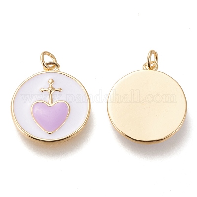 Латунные подвески ZIRC-I044-01C-1