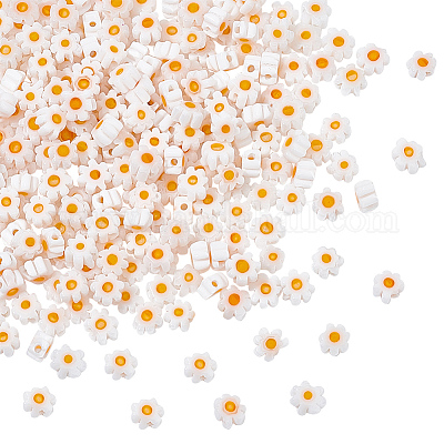 3 нити стеклянных бусин миллефиори ручной работы LAMP-NB0001-96-1