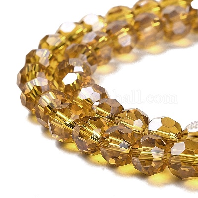 Прозрачные стеклянные бусины EGLA-A035-T6mm-B04-1