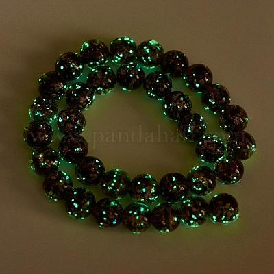 Ручной золотой песок бусины бисер нитей LAMP-P051-L02-10mm-1