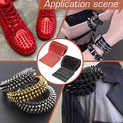 Пластиковая накладка на шляпку гвоздя с конусом AJEW-WH0518-59-1