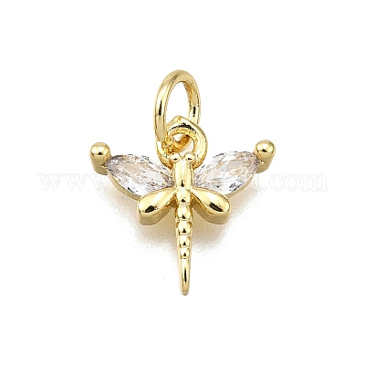 Стойки обшивки латунь микро проложить Циркон подвеску KK-D343-12G-1
