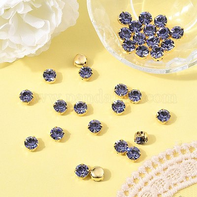 Preciosa® maxima crystal в пришивной чашке X-PRC-SS34-20410-G-1