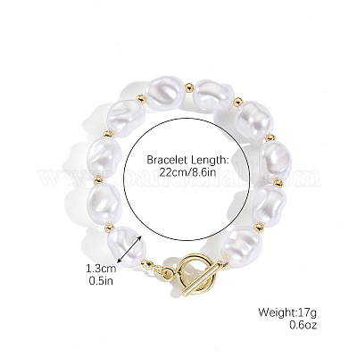 Браслеты из сплава и искусственного жемчуга для женщин FS-WGDF800-08-1