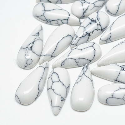 Синтетических бирюзовый кабошон TURQ-S290-49A-02-1