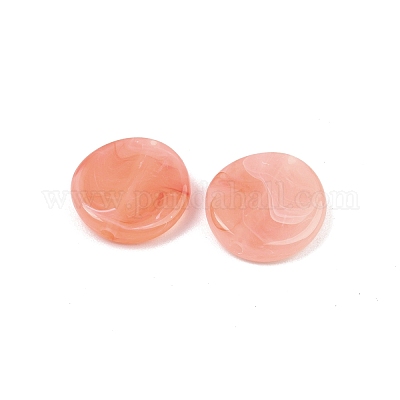 Непрозрачные акриловые бусины MACR-C037-08D-1