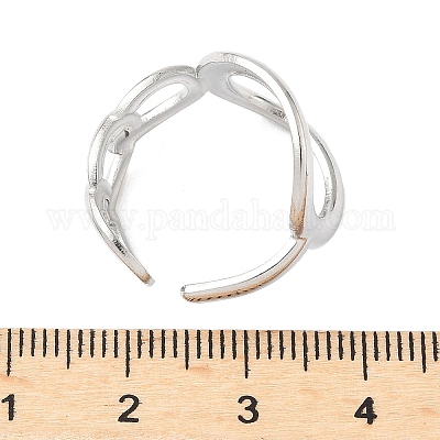 Полые манжетные кольца из нержавеющей стали 304 RJEW-S626-07P-1