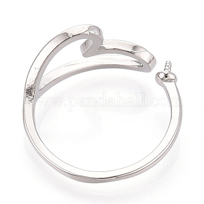 Сердечко латунная чашка колышек настройки кольца KK-N274-22P-1