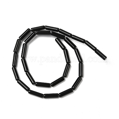 Натуральные бусины из черного оникса (окрашенные и нагретые) G-H087-H02-01A-1