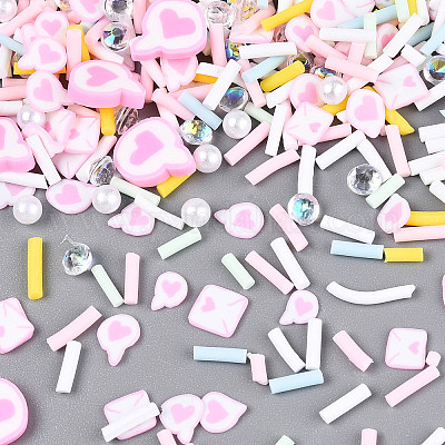 Кабошоны из полимерной глины ручной работы CLAY-N013-17B-1