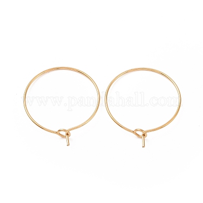 Ионное покрытие (ip) 316l хирургическая нержавеющая сталь фурнитура для сережек-колец STAS-D164-05G-1