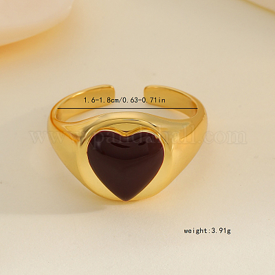 Серебряное кольцо в форме сердца S925 во французском стиле для женщин YF0840-1