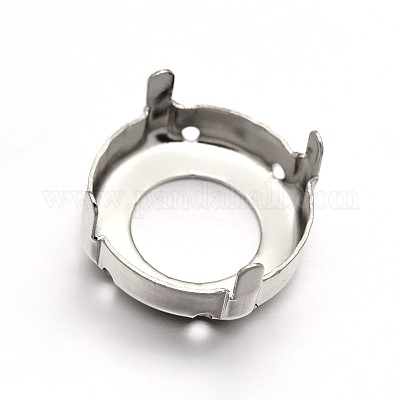 Плоские круглые латунные шпильки для пришивания KK-N0084-A13-16mm-1