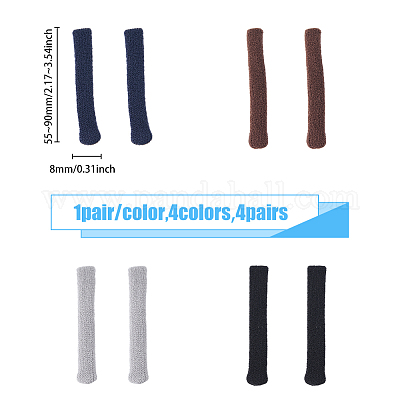 4 пара 4-цветных шерстяных ниток для очков с ушками FIND-HY0003-10-1