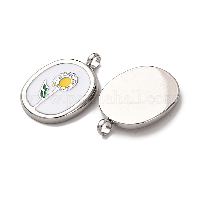 Подвески из нержавеющей стали 304 с эмалью STAS-P406-23P-1