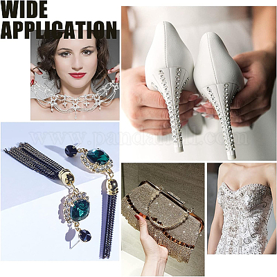 1 рулон электрофорез железные стразы стразы цепочки CHC-GF0001-06C-1