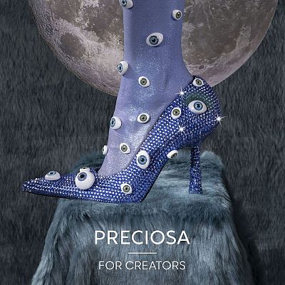 Камни preciosa® crystal hotfix с плоской основой Y-PRC-HSS10-90090-1