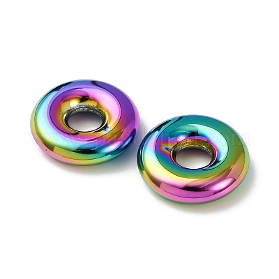 Европейские бусины из нержавеющей стали 304 STAS-D383-01B-RC-1