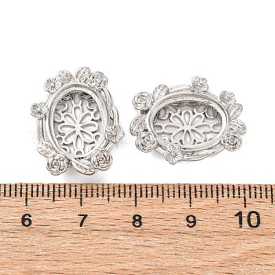 Латунные сеттинги для размещения кабошонов KK-U074-02P-1